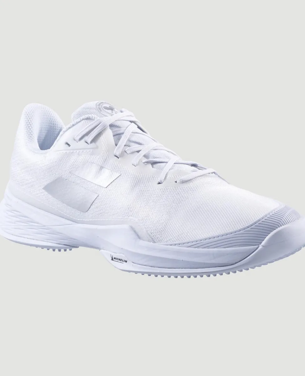 Wimbledon Footwear-Babolat Jet Mach 3 Mens Trainers - White