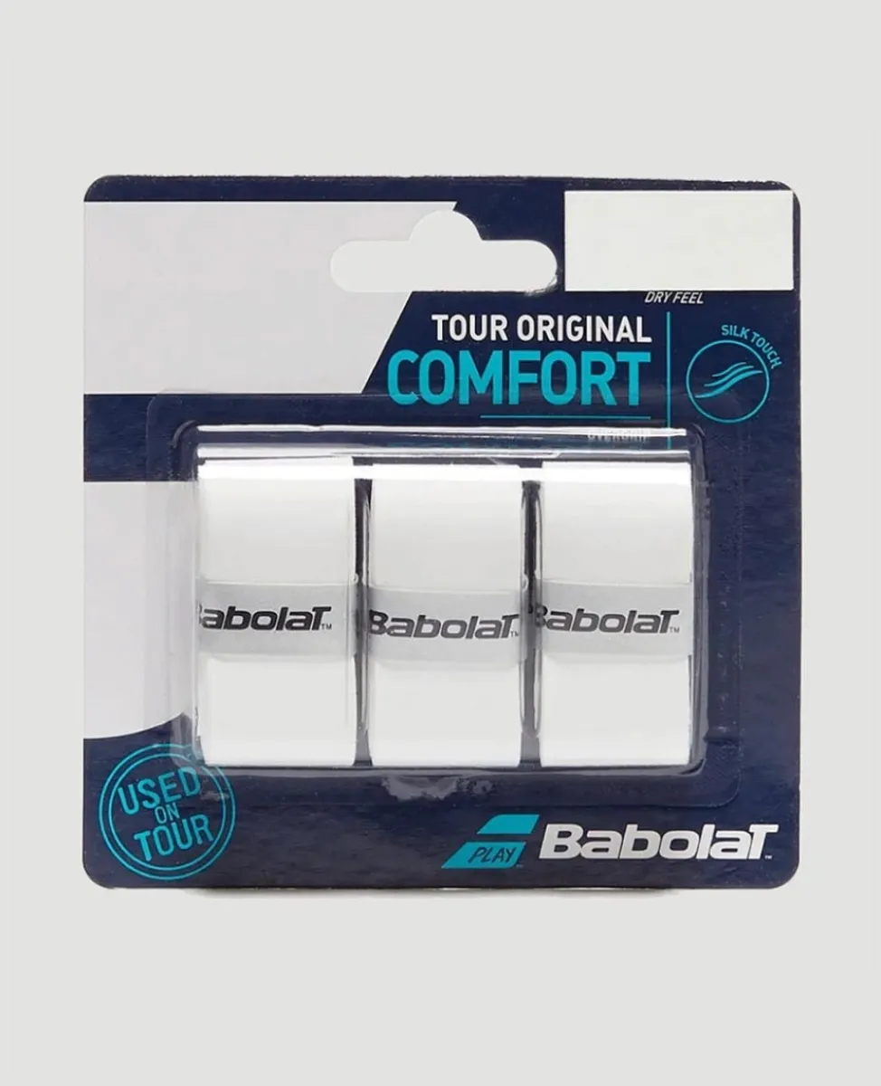 Wimbledon Rackets-Babolat Overgrip Pro Tour - White