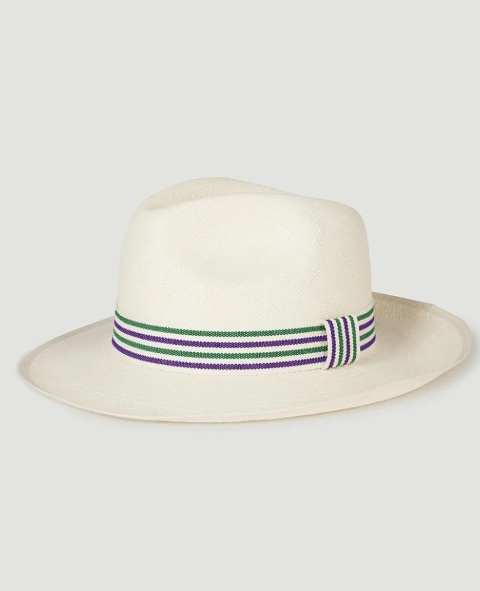 Wimbledon Panama Hat-Brisa Mens Panama