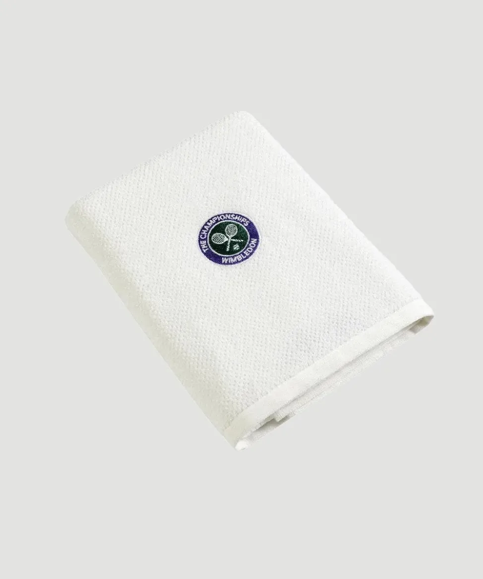 Wimbledon Towels-Dressing Room Bath Towel - White