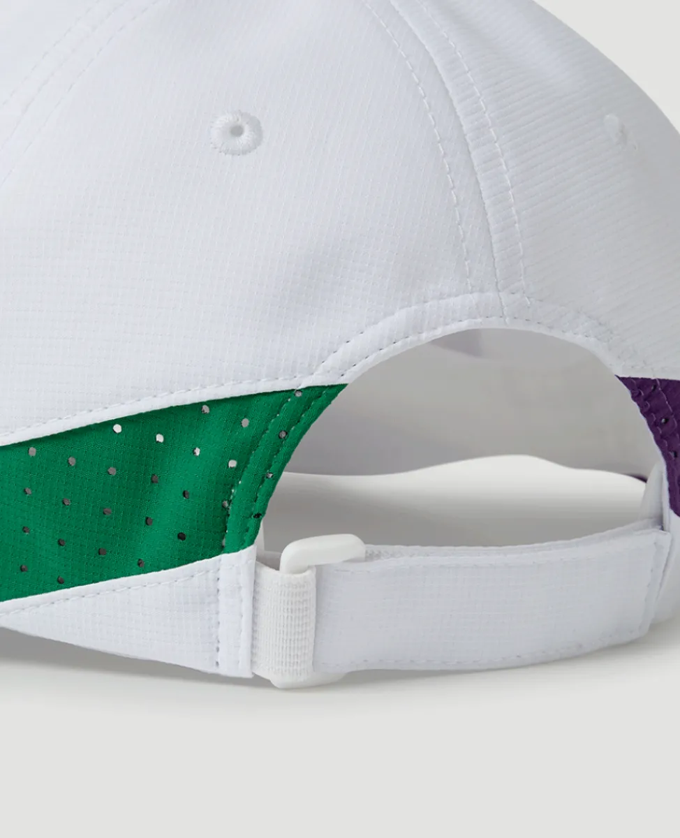 Wimbledon Baseball Cap-Kids Championships Performance Cap - White