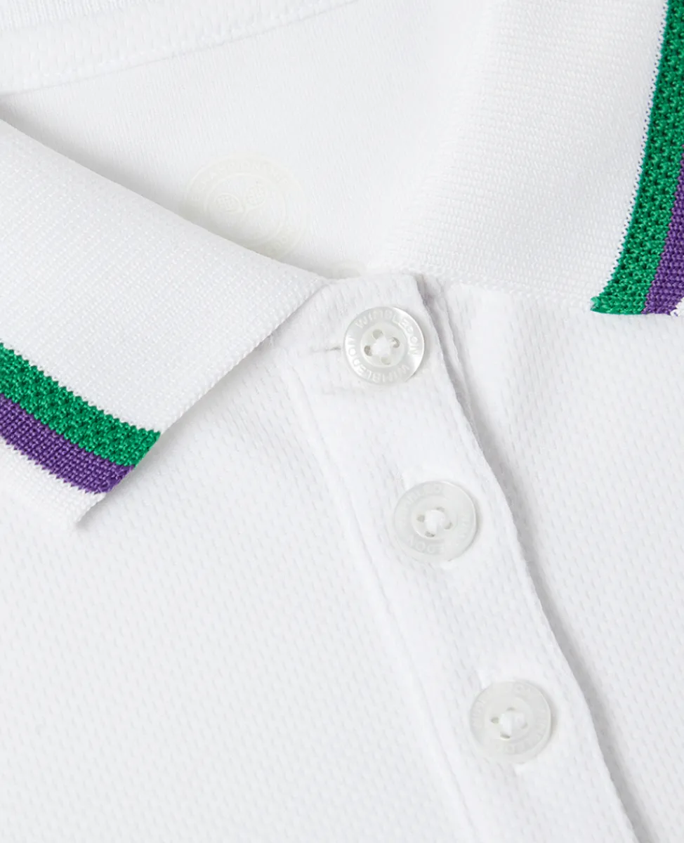 Wimbledon Tops & T-Shirts | Tops & T-Shirts-Kids Core Polo White