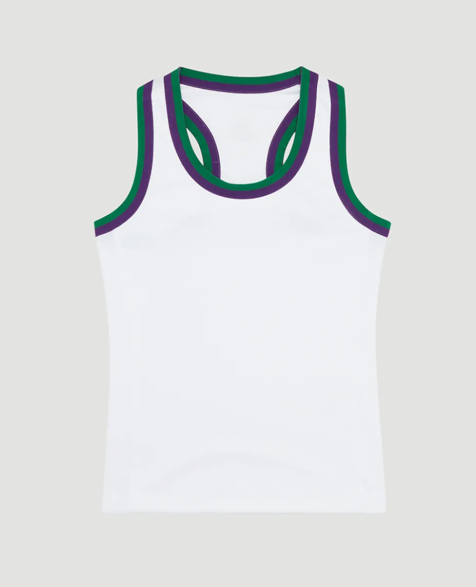 Wimbledon Tops & T-Shirts | Tops & T-Shirts-Kids Core Tank White