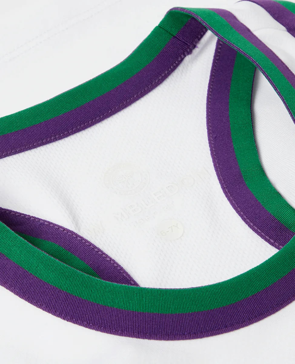 Wimbledon Tops & T-Shirts | Tops & T-Shirts-Kids Core Tank White