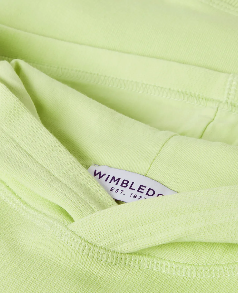 Wimbledon Sweatshirts & Hoodies-Kids Hooded Sweatshirt - Lime