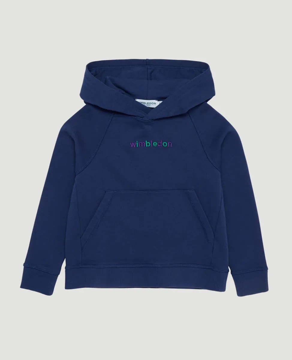 Wimbledon Sweatshirts & Hoodies-Kids Hooded Sweatshirt - Navy