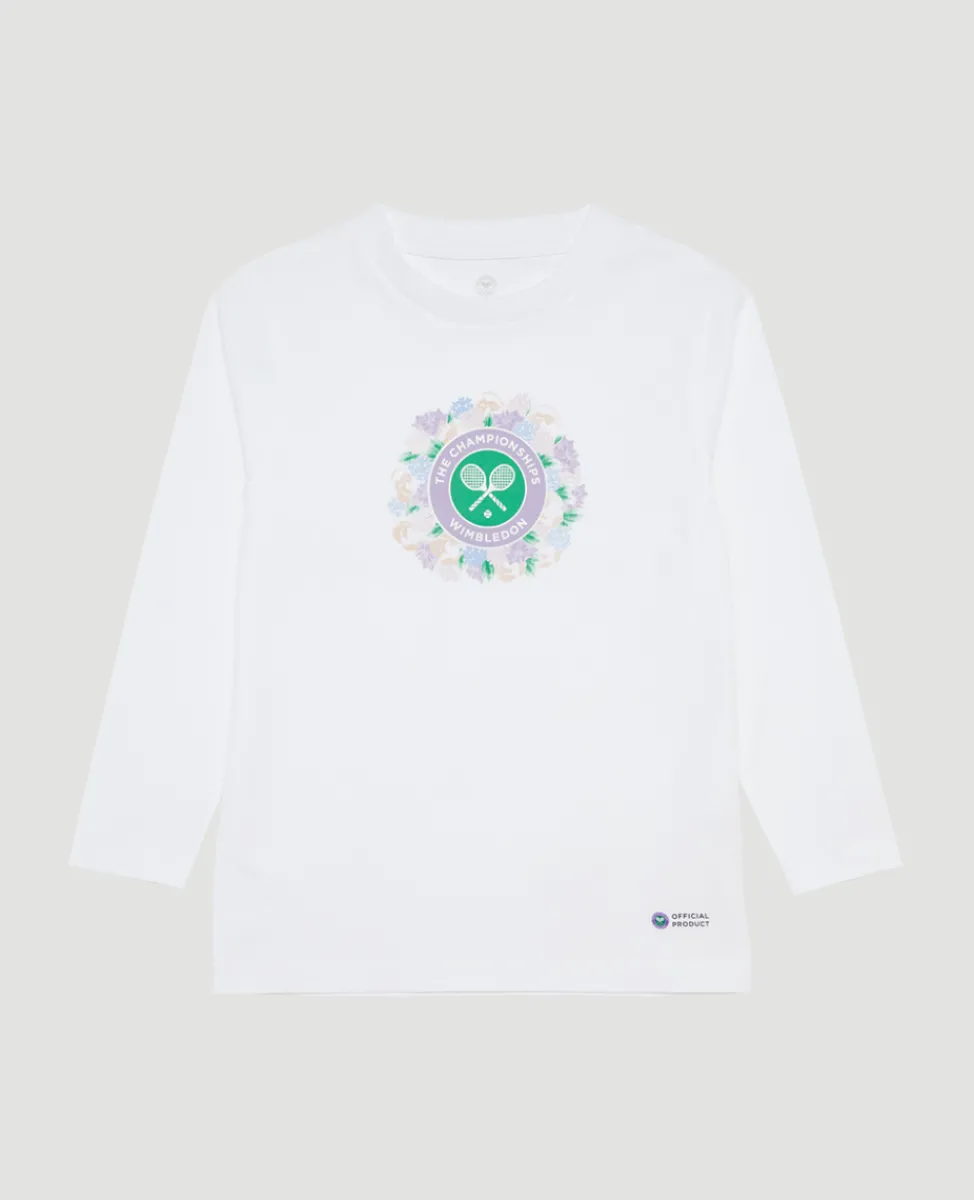 Wimbledon Tops & T-Shirts-Kids Long Sleeve Flower T-Shirt