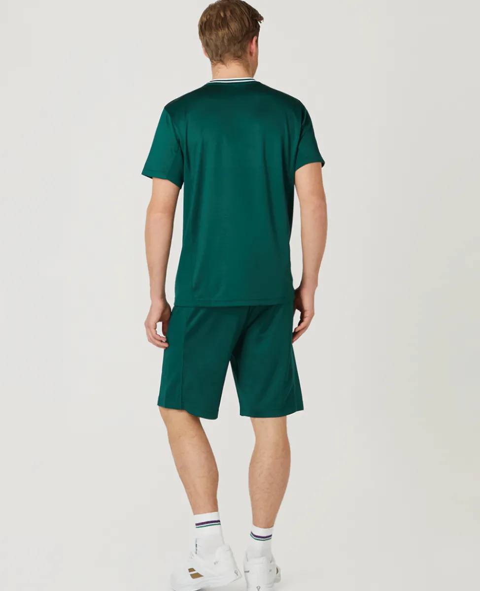 Wimbledon Trousers & Shorts-Mens Core Performance Shorts - Green