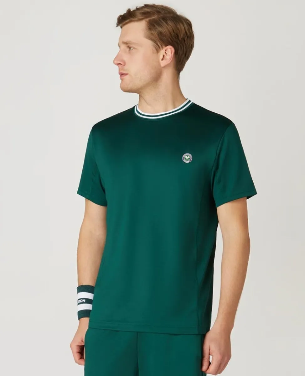 Wimbledon T-Shirts-Mens Core Performance Tee - Green