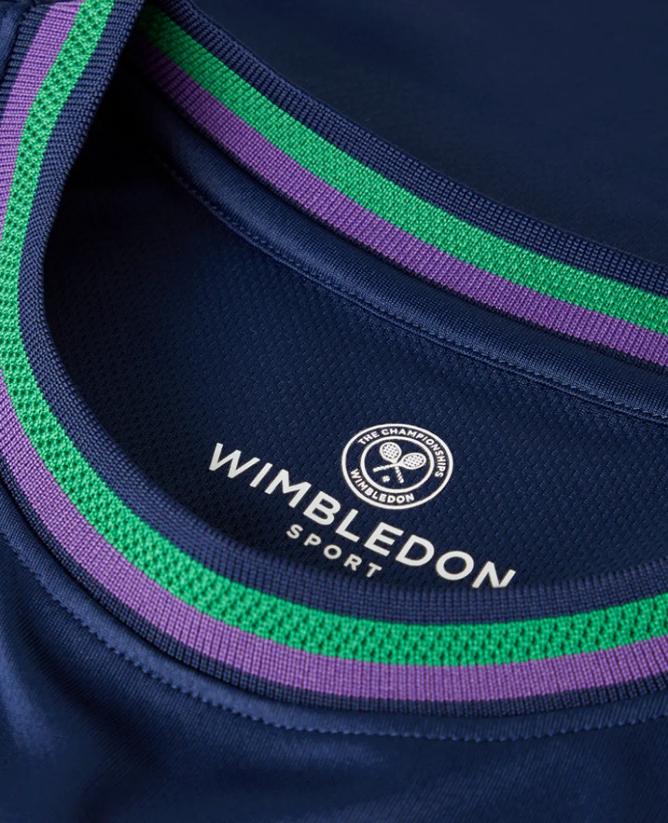 Wimbledon Tops & T-Shirts | T-Shirts-Mens Core Performance Tee - Navy