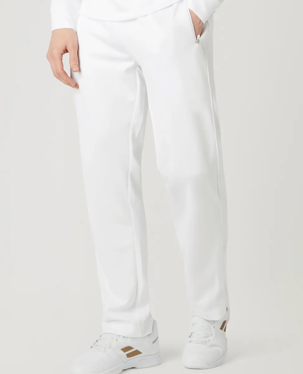 Wimbledon Trousers & Shorts | Trousers & Shorts-Mens Core Performance Track Pant - White