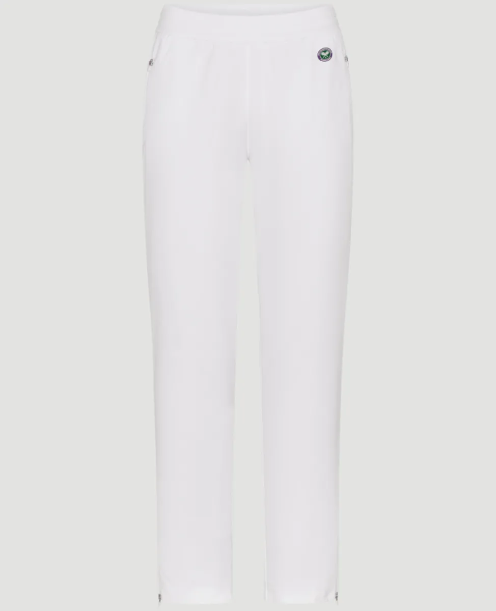 Wimbledon Trousers & Shorts | Trousers & Shorts-Mens Core Performance Track Pant - White