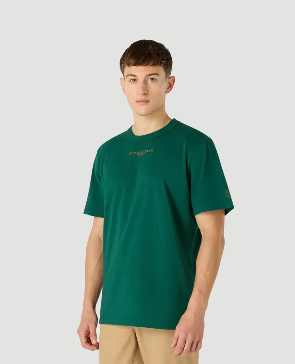 Wimbledon T-Shirts-Mens Est 1877 T-Shirt - Green