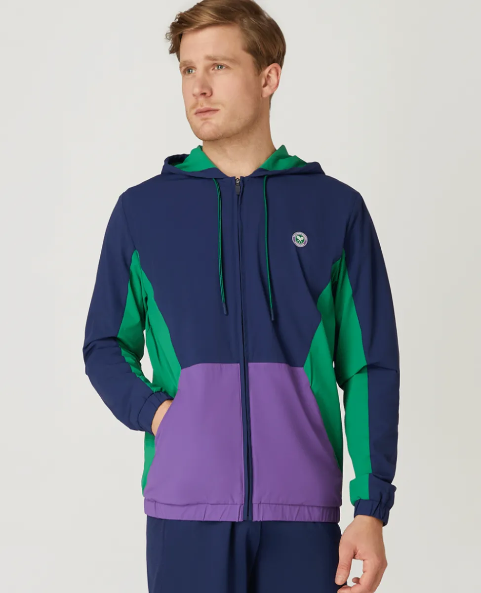 Wimbledon Jackets & Coats-Mens Hooded Jacket - Multi