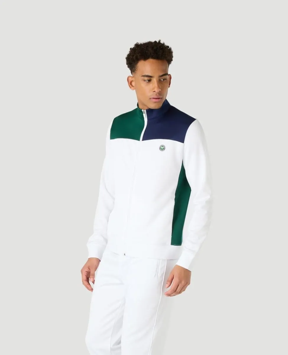 Wimbledon Sweatshirts & Hoodies | Jackets & Coats-Mens Performance Panel Full Zip Jacket - Multi