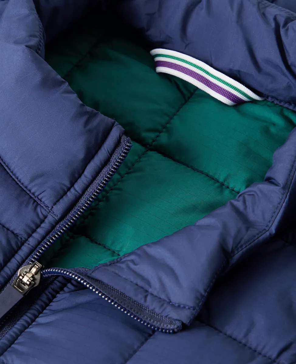 Wimbledon Jackets & Coats-Mens Quilted Gilet - Navy