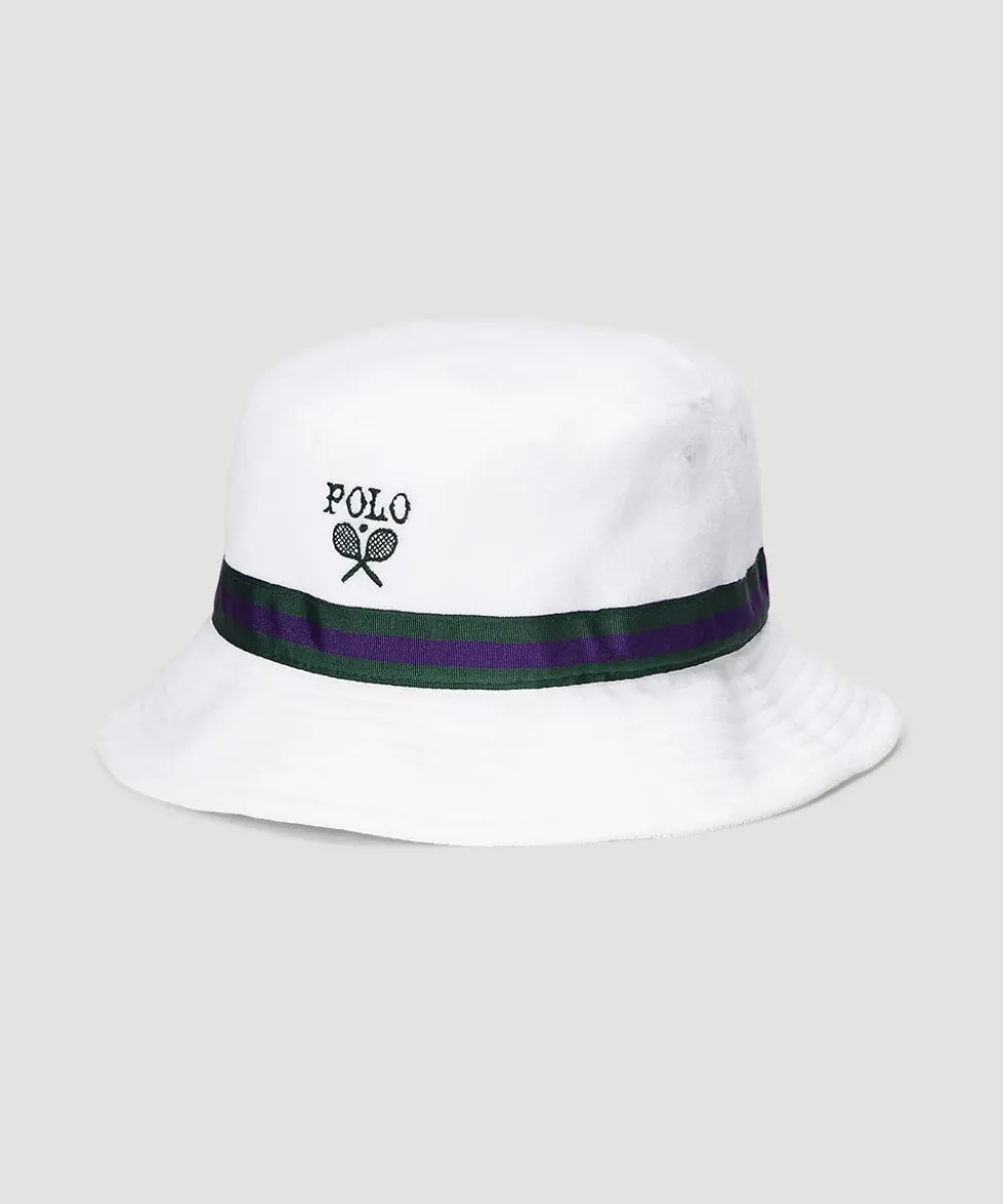 Wimbledon Bucket Hat-Polo Ralph Lauren Kids Reversible Terry Bucket Hat