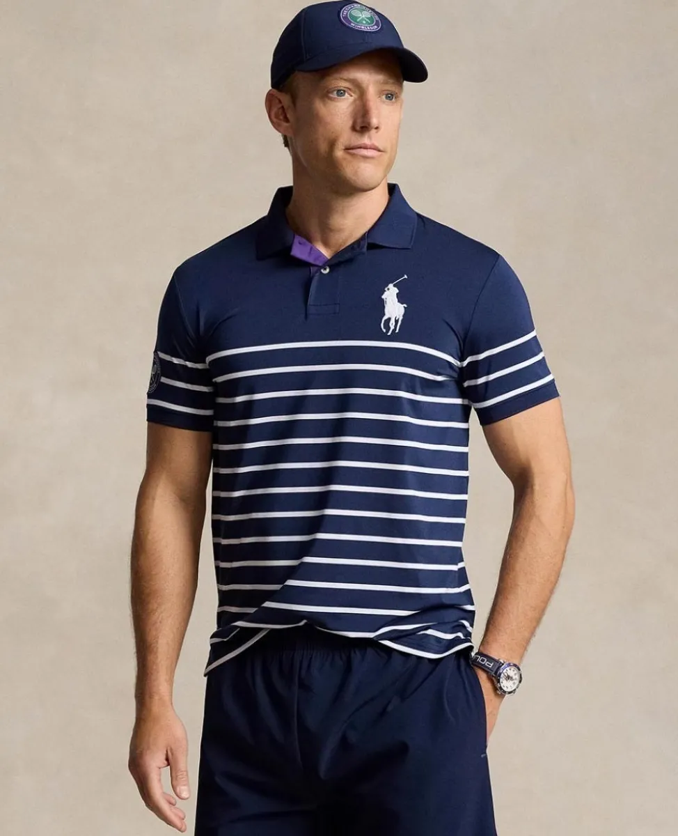 Wimbledon Polo Shirts-Polo Ralph Lauren Mens Ballboy Polo Shirt - Navy