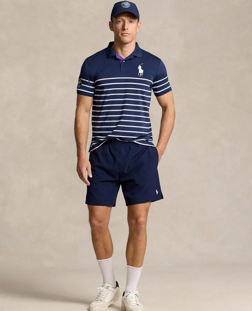 Wimbledon Polo Shirts-Polo Ralph Lauren Mens Ballboy Polo Shirt - Navy