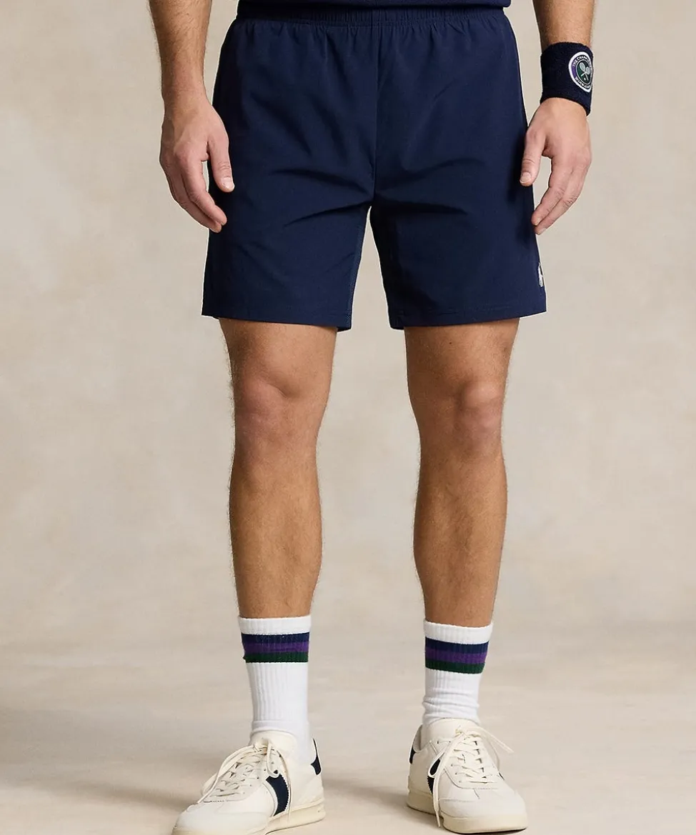 Wimbledon Trousers & Shorts-Polo Ralph Lauren Mens Ballboy Shorts - Navy