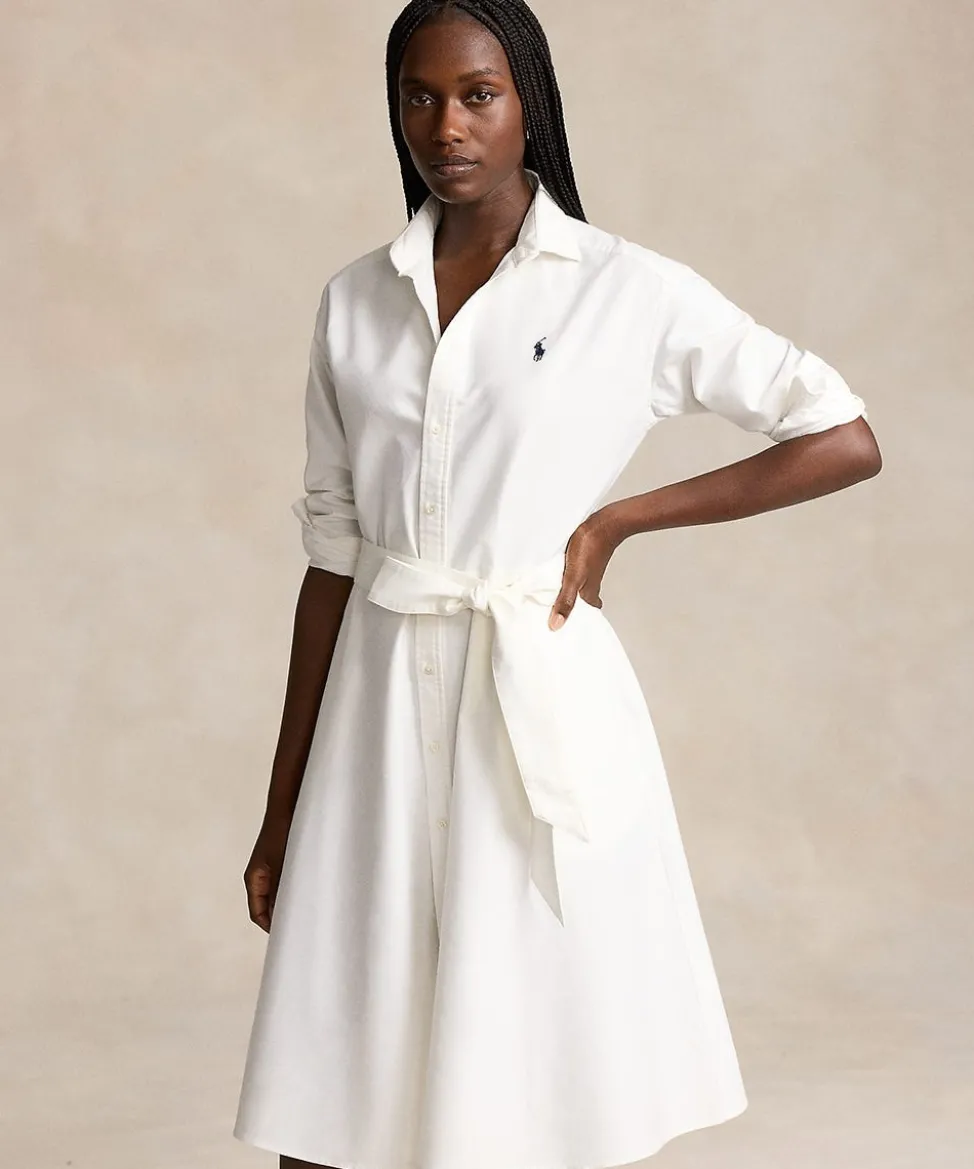 Wimbledon Dresses & Skirts-Polo Ralph Lauren Womens Cotton Oxford Shirtdress - White