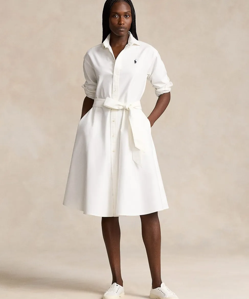 Wimbledon Dresses & Skirts-Polo Ralph Lauren Womens Cotton Oxford Shirtdress - White