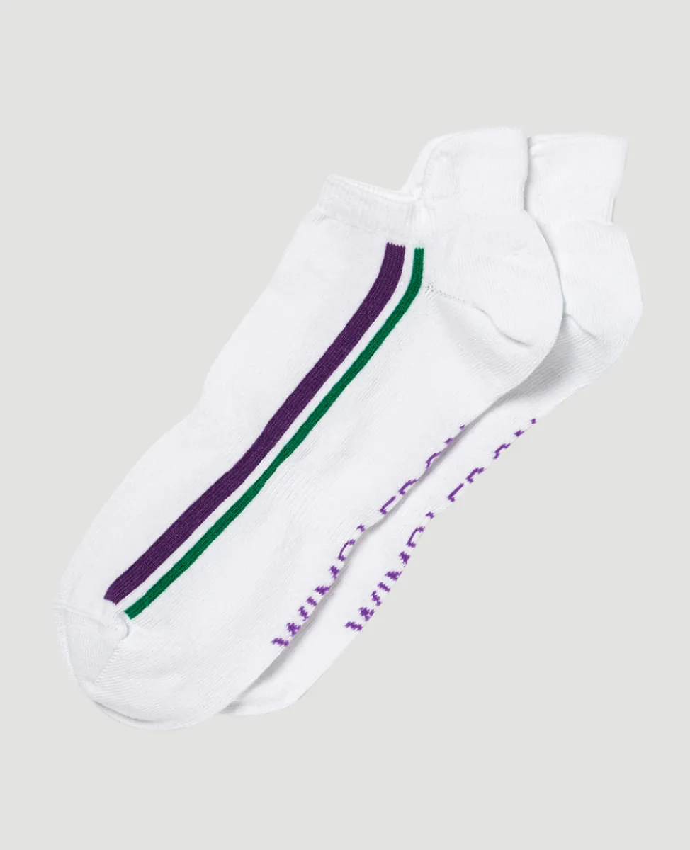 Wimbledon Accessories-Socks Trainer Stripe