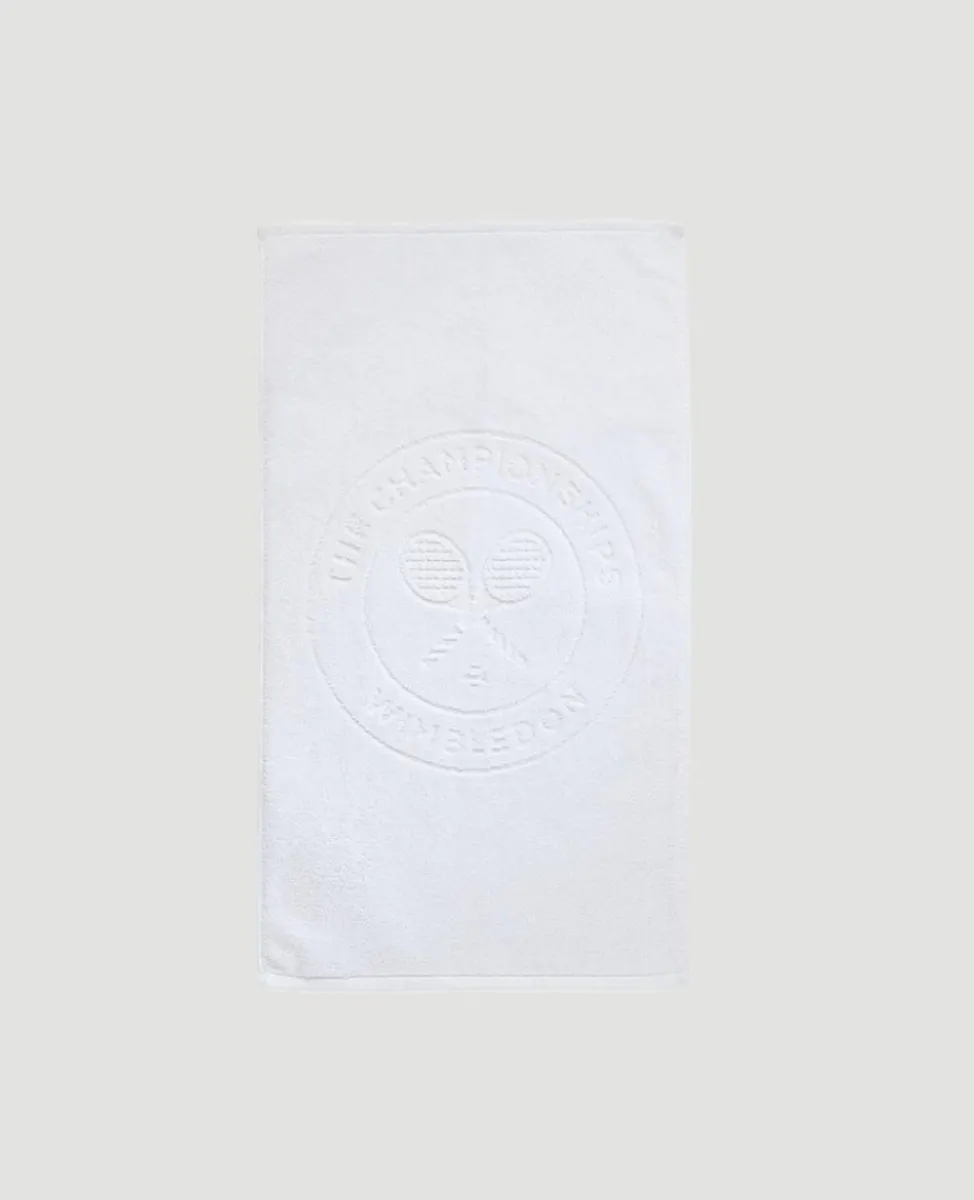 Wimbledon Towels-Towel White Logo Guest