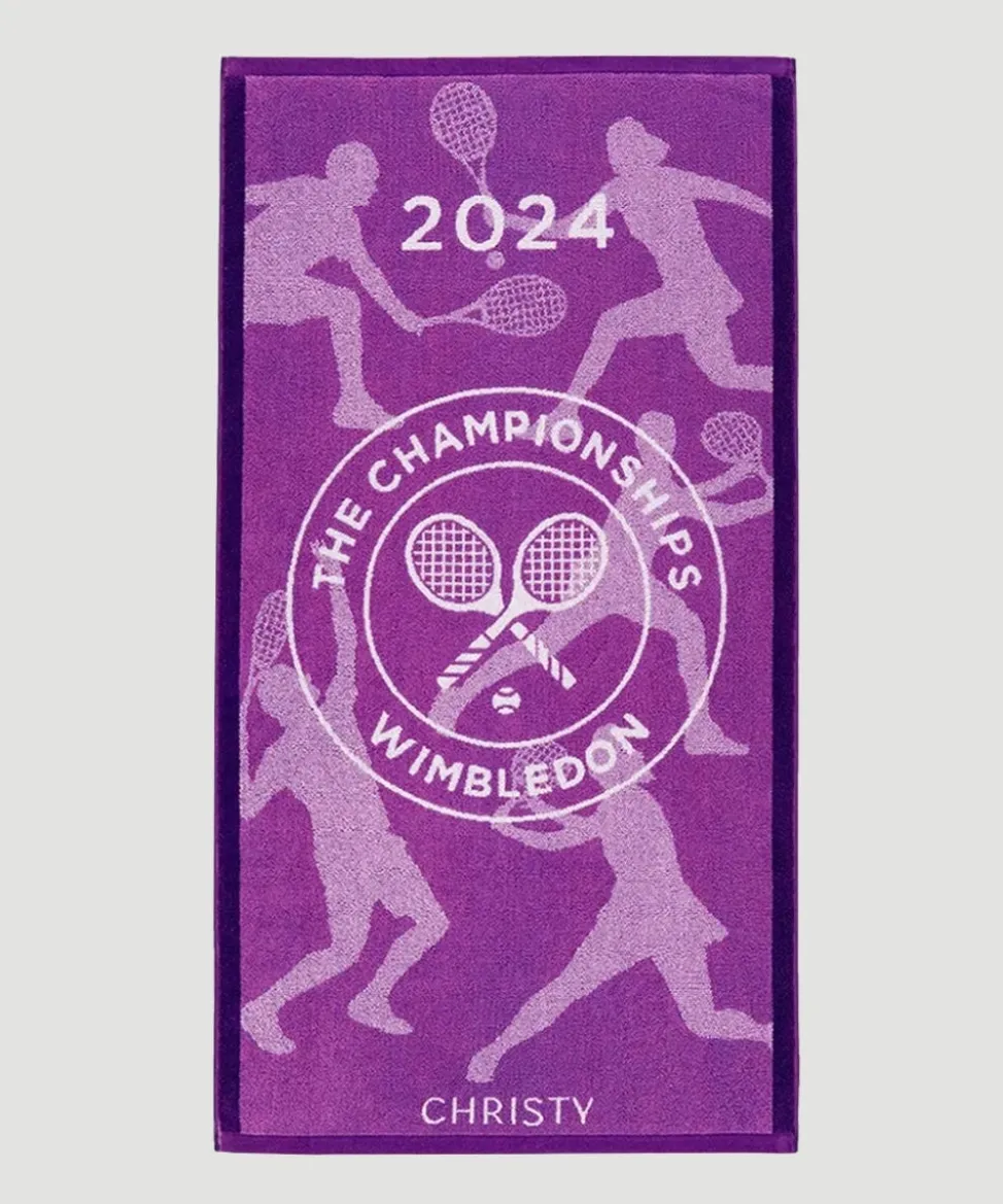 Wimbledon Towels-Championships Giant Towel 2024 - Seasonal Purples