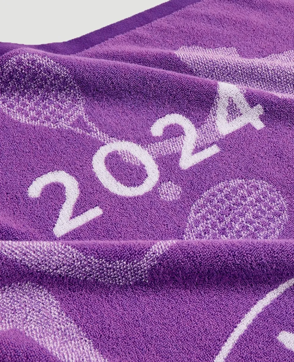 Wimbledon Towels-Championships Giant Towel 2024 - Seasonal Purples