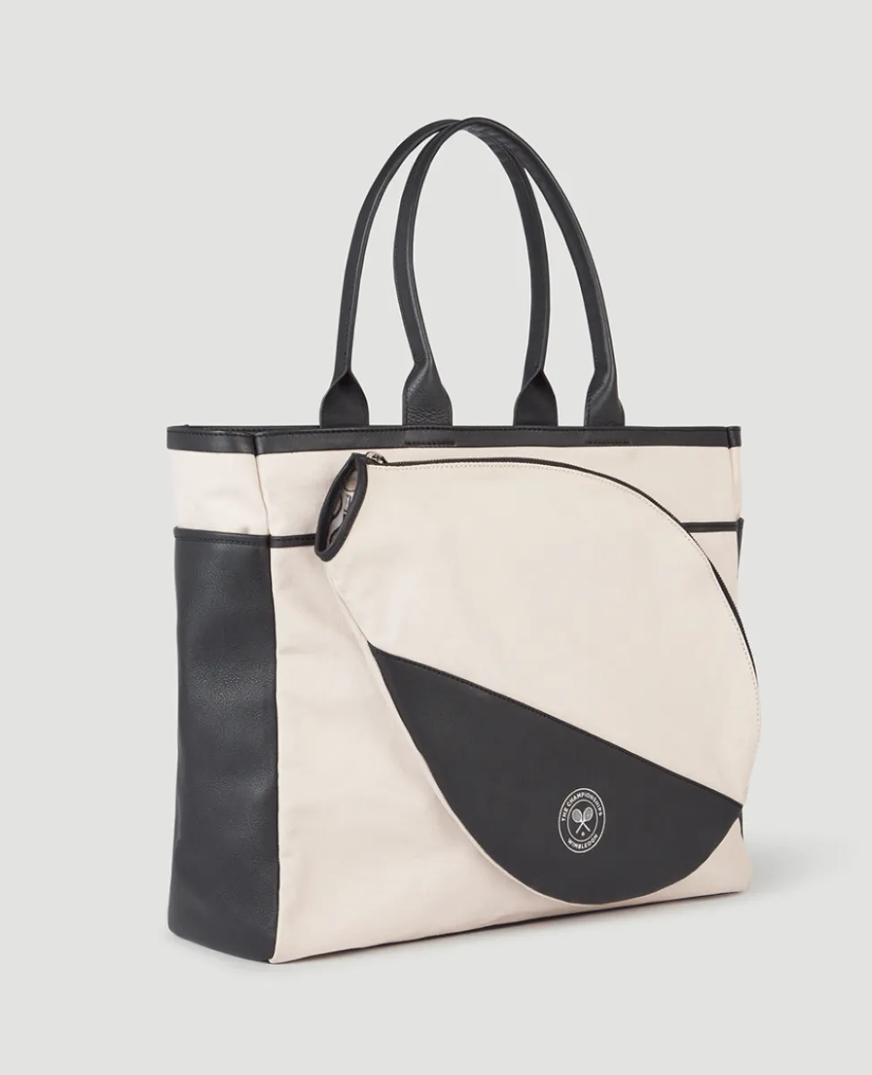 Wimbledon Tote-SW19 Tennis Tote Bag - Cream