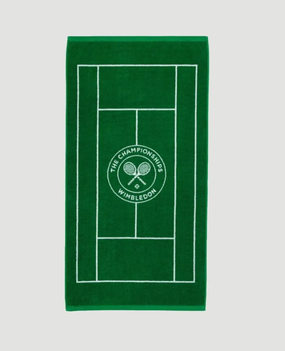 Wimbledon Towels-Tennis Court Beach Towel - Oversized