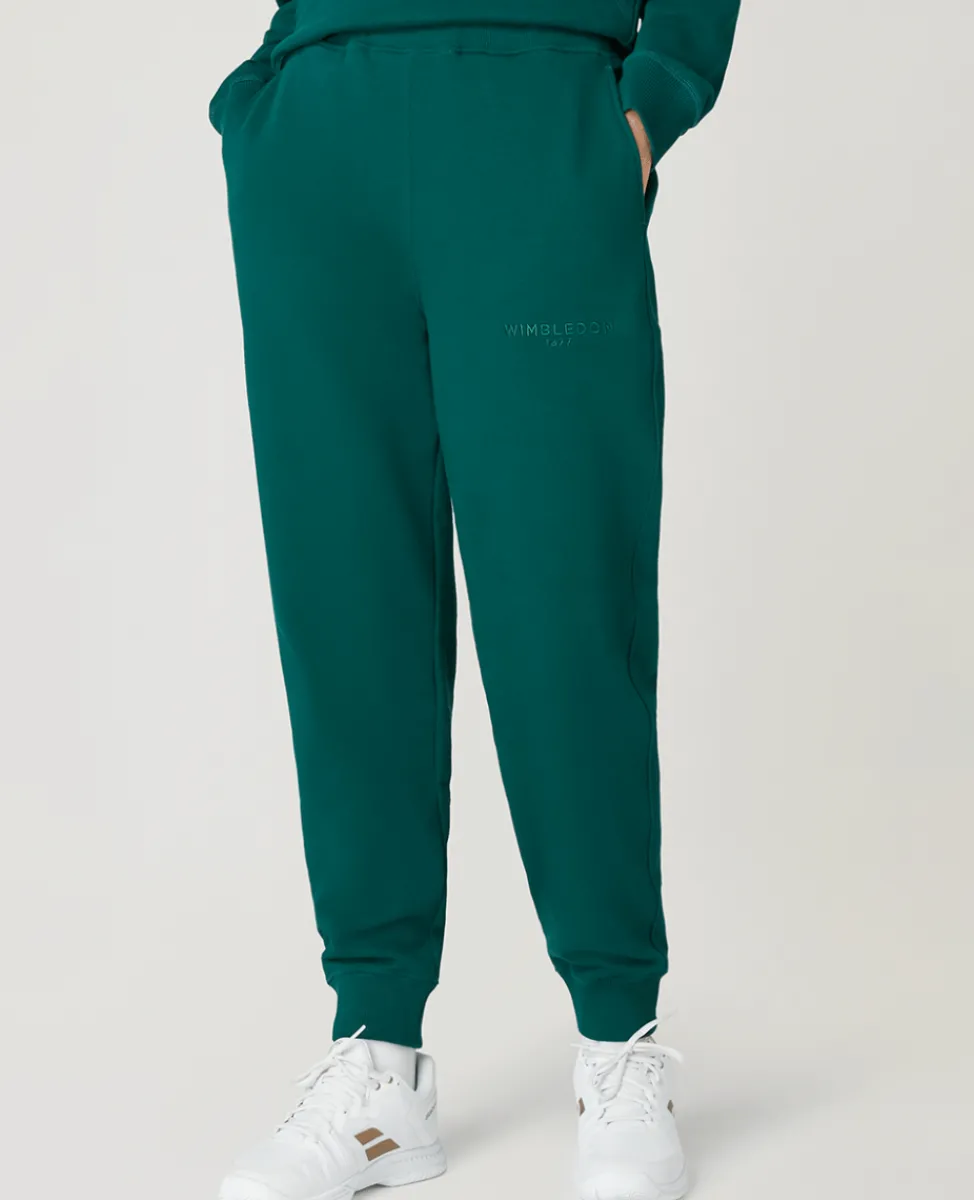 Wimbledon Trousers & Shorts-Womens 1877 Sweatpants - Green