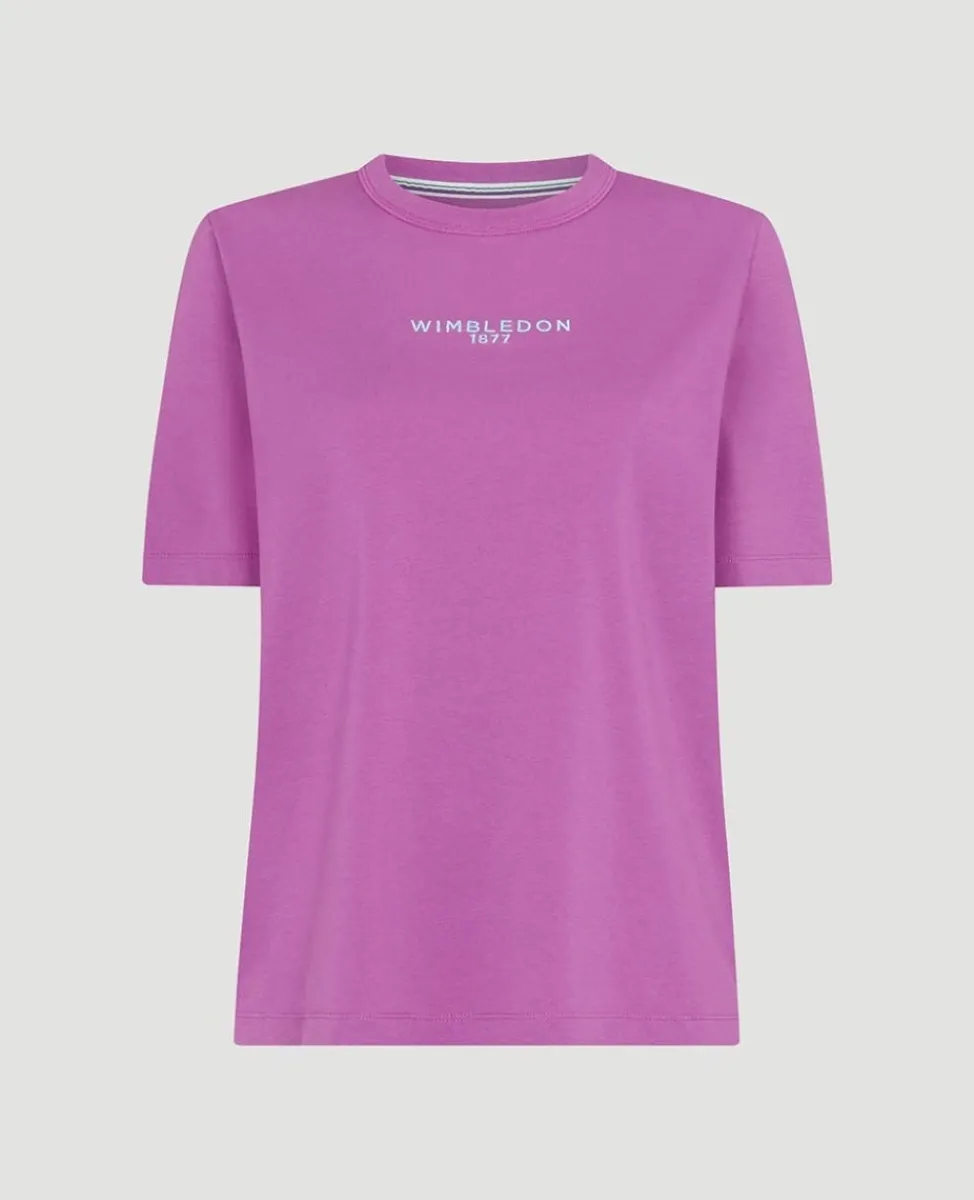 Wimbledon Tops & T-Shirts-Womens 1877 T-Shirt - Purple