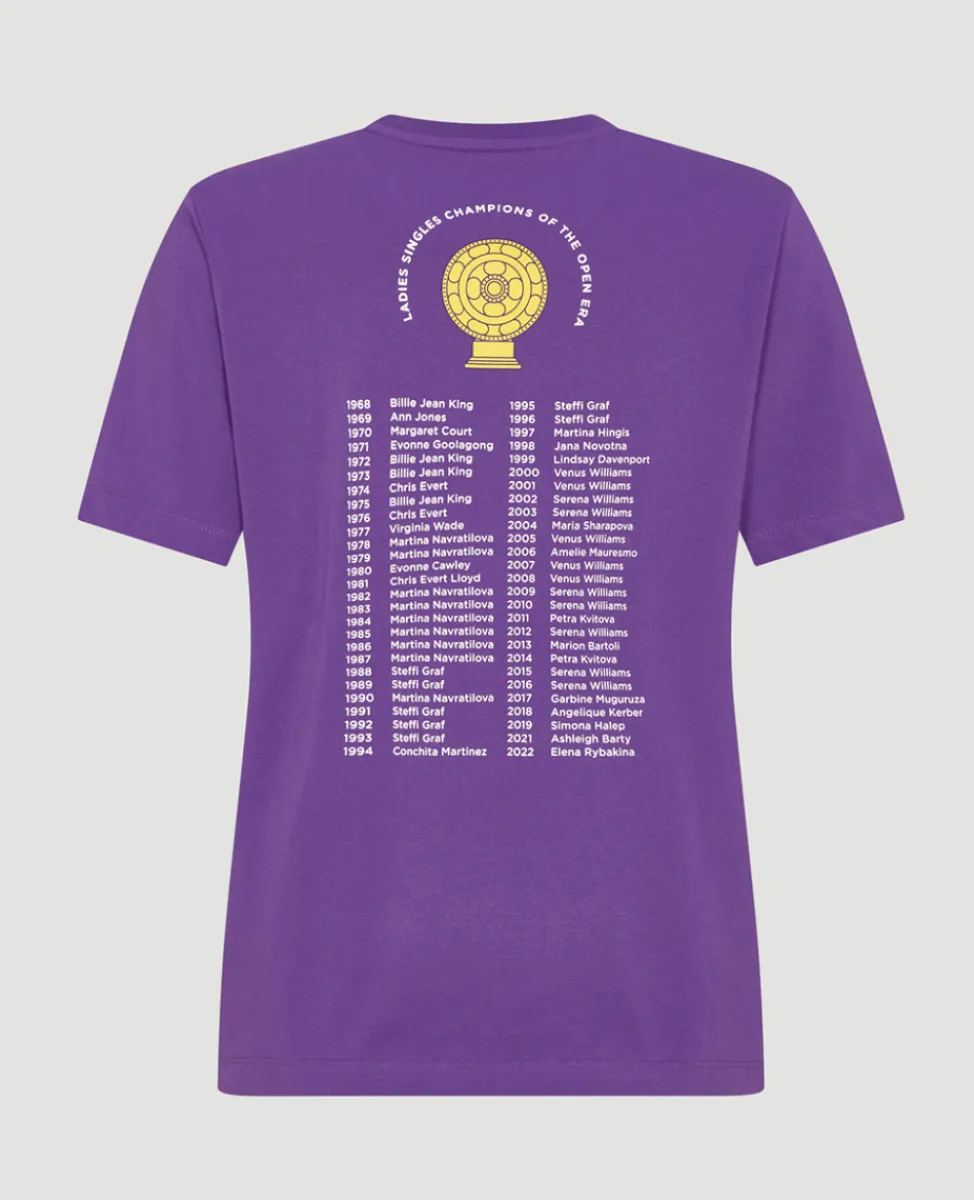 Wimbledon Tops & T-Shirts-Womens Champions T-Shirt - Purple