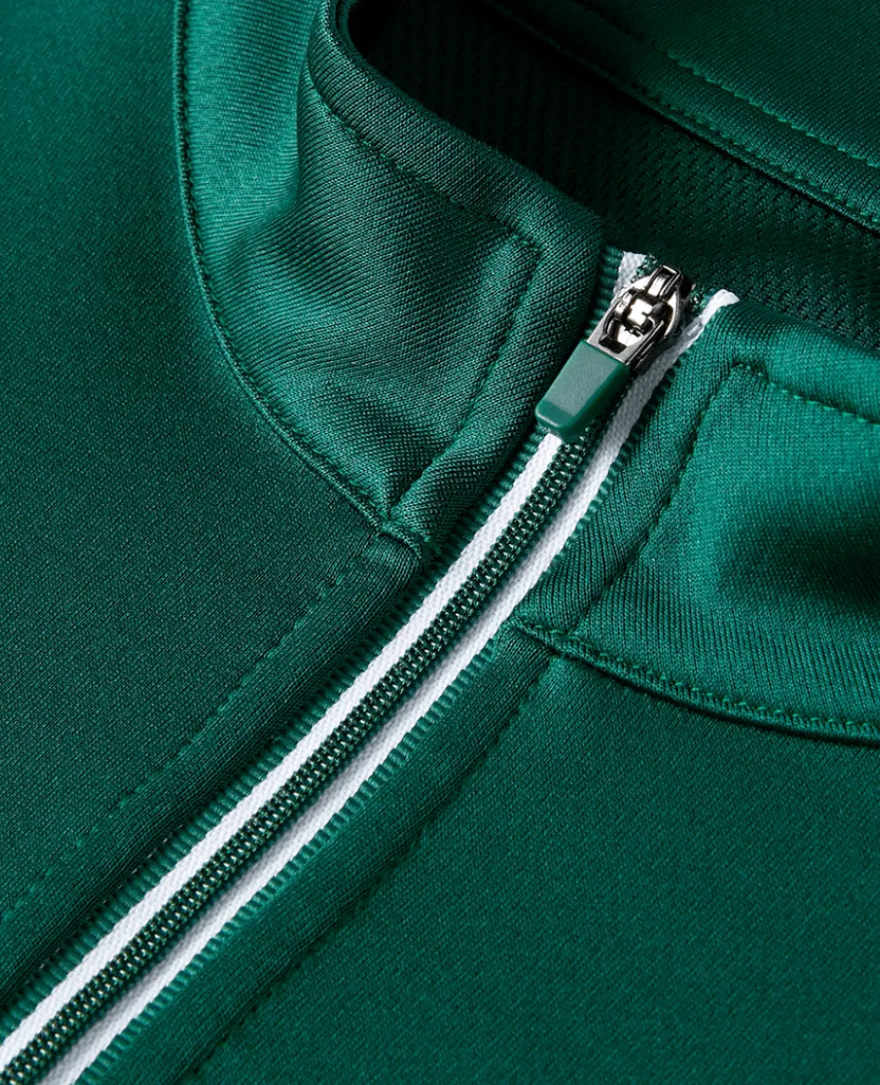 Wimbledon Sweatshirts & Hoodies-Women's Core Performance 1/4 Zip Training Top - Green