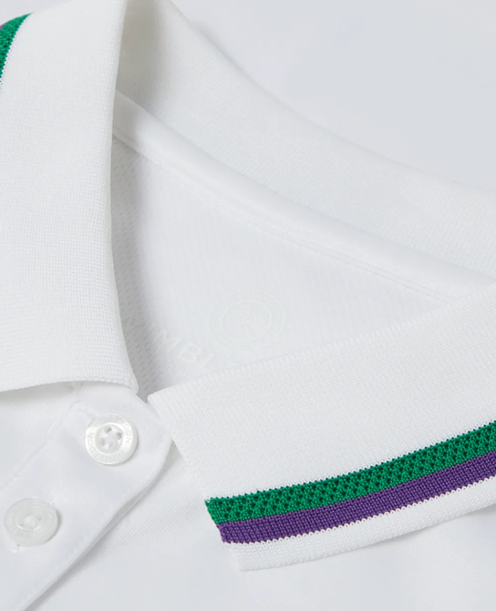 Wimbledon Tops & T-Shirts | Tops & T-Shirts-Women's Core Performance Sleeveless Polo - White