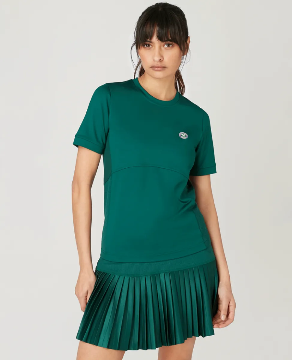 Wimbledon Tops & T-Shirts-Women's Core Performance Tee - Green