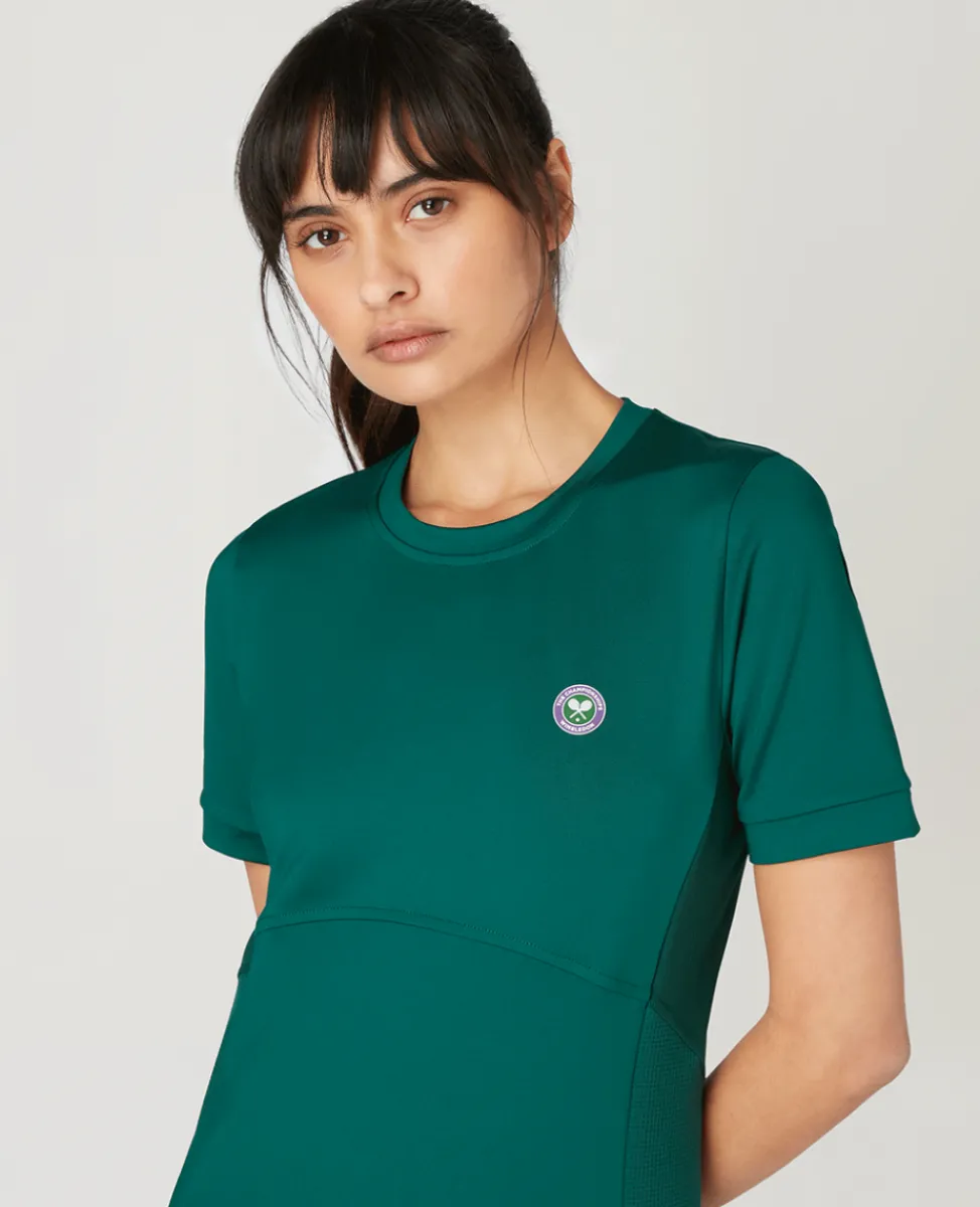 Wimbledon Tops & T-Shirts-Women's Core Performance Tee - Green