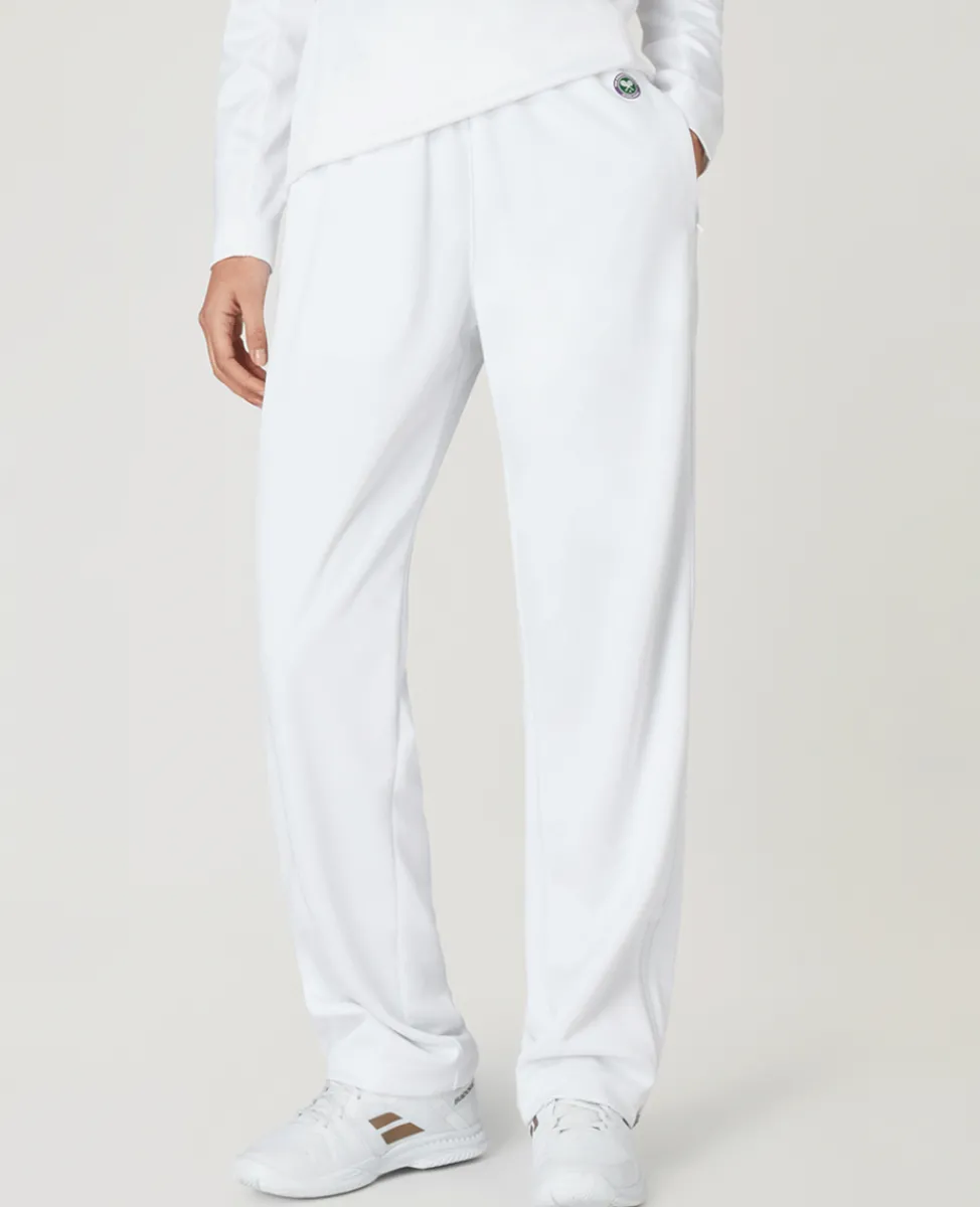 Wimbledon Trousers & Shorts | Trousers & Shorts-Women's Core Performance Track Pant - White