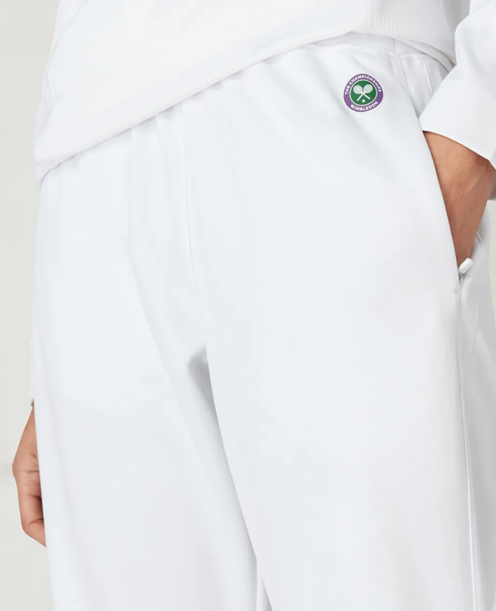 Wimbledon Trousers & Shorts | Trousers & Shorts-Women's Core Performance Track Pant - White