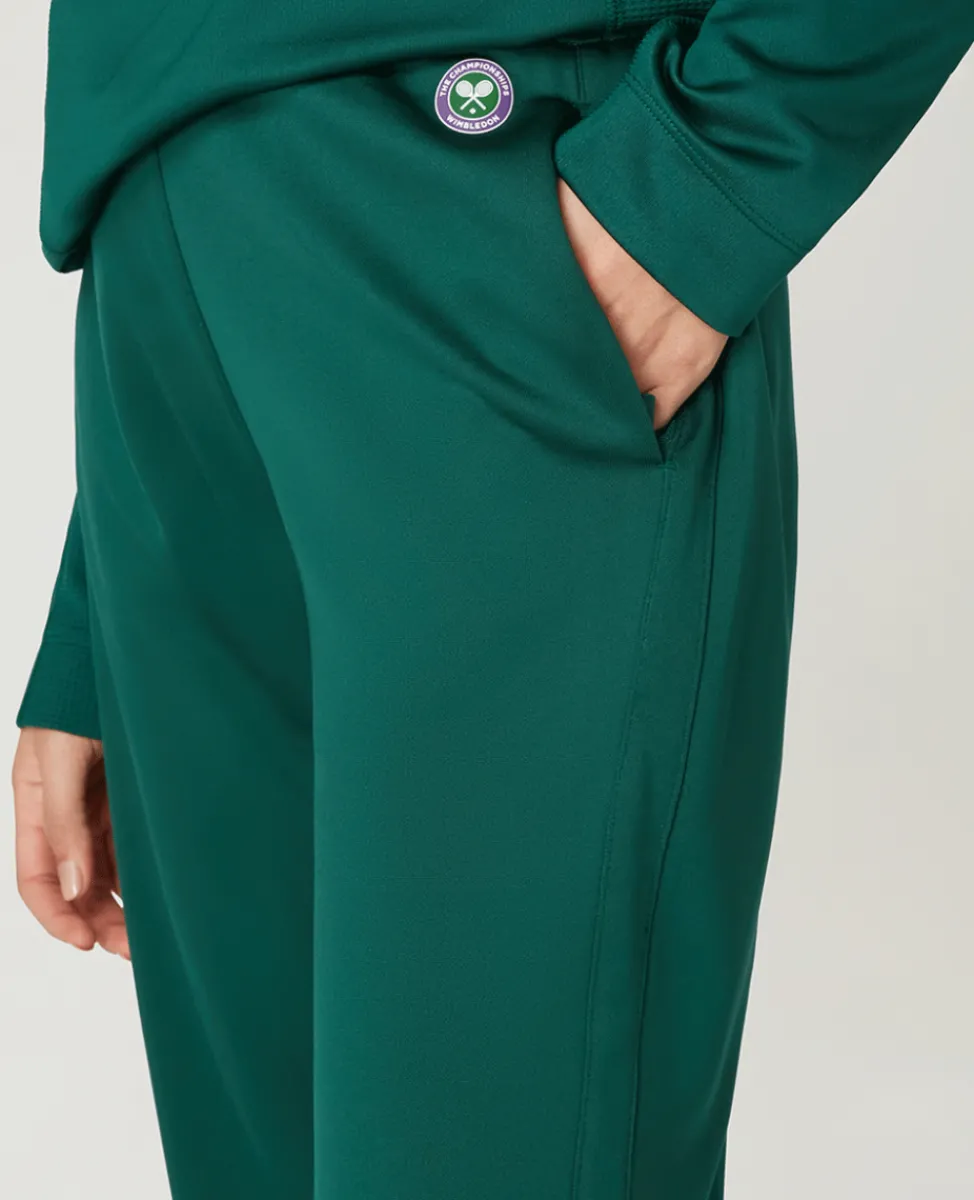 Wimbledon Trousers & Shorts-Women's Core Performance Track Pant in Green