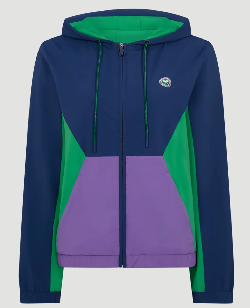 Wimbledon Jackets & Coats-Womens Hooded Jacket - Multi